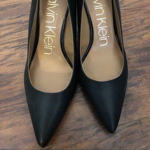 Calvin Klein Black 3 1/2 inch high heels